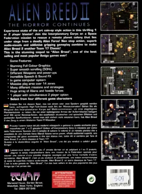 Alien Breed II - The Horror Continues_Disk3 box cover back